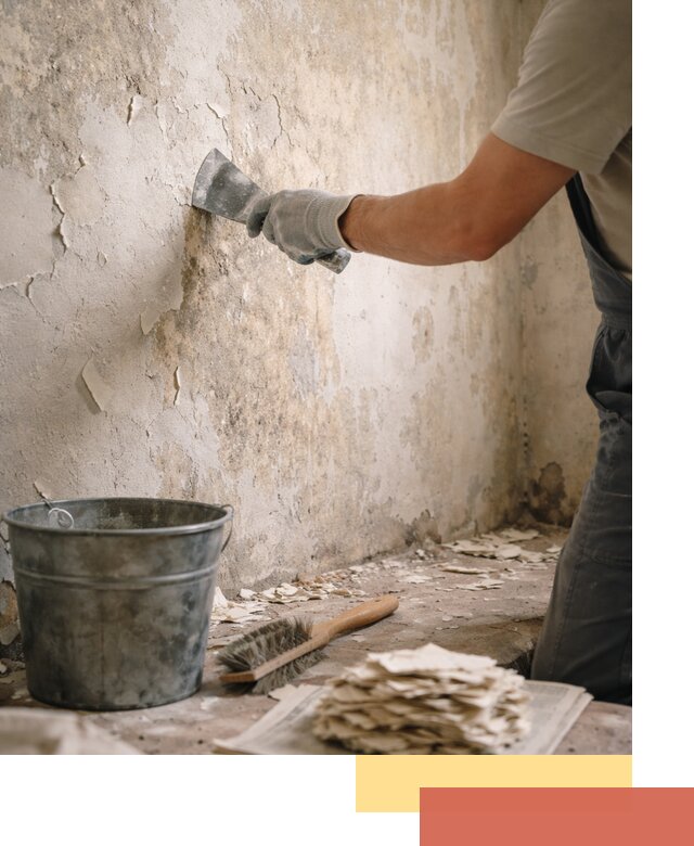 Удаление старой краски со стен в Ишимбае качественно и быстро