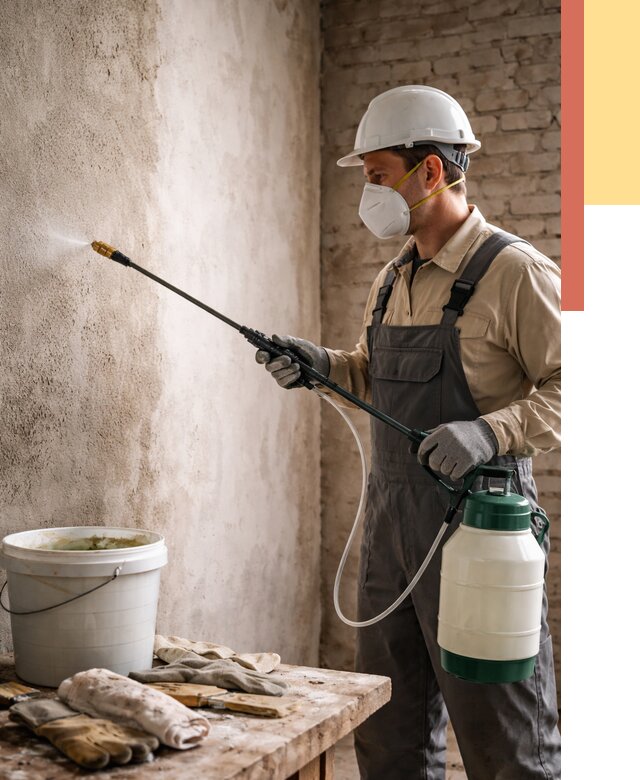 Антисептическая обработка стен в Ишимбае от 1217 руб. — быстро и недорого | ОТДЕЛОЧНИК-Шмб