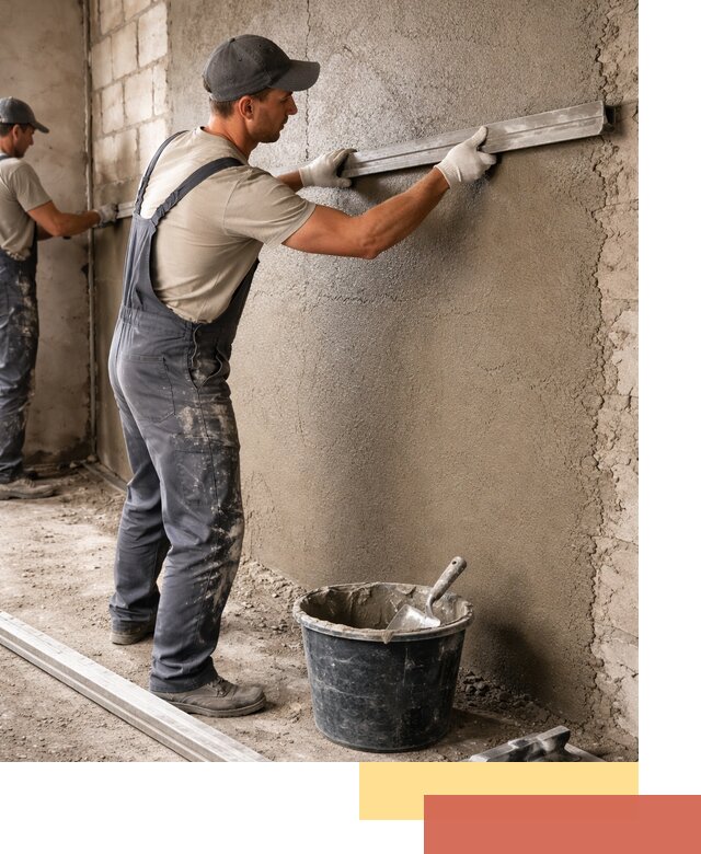 Штукатурка стен цементно-песчаная в Ишимбае профессионально