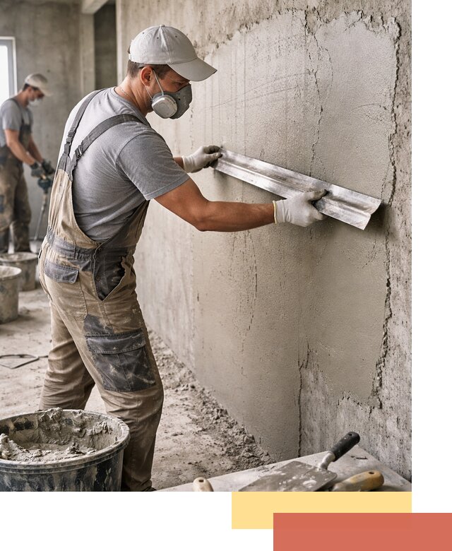 Штукатурка бетонных стен в Ишимбае качественно и долговечно