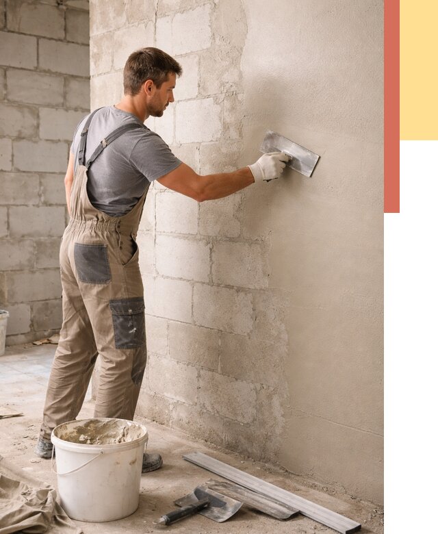 Штукатурка стен из газобетона в Ишимбае от 2130 руб./м2 — быстро и недорого | ОТДЕЛОЧНИК-Шмб