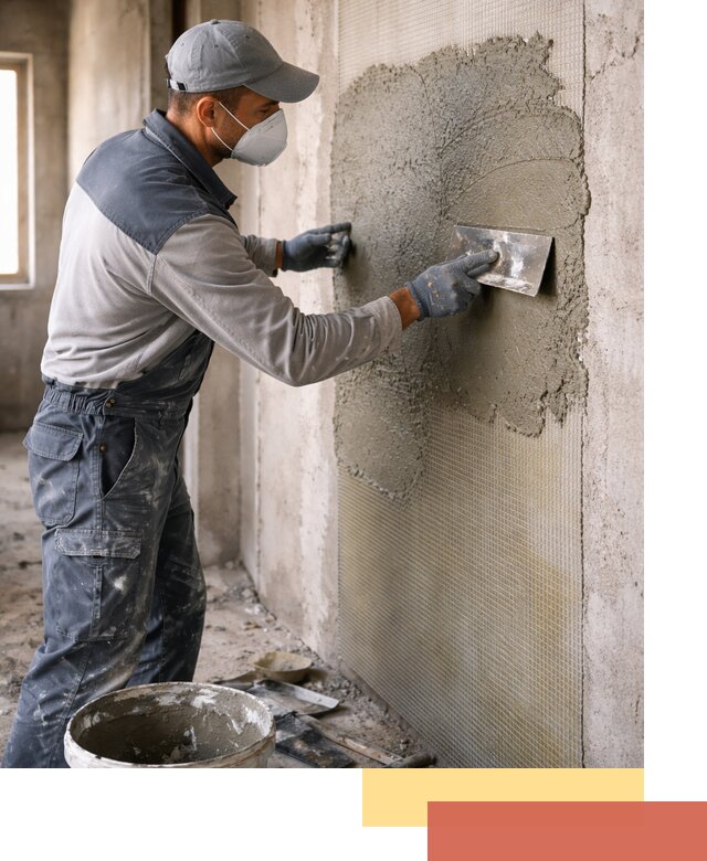 Штукатурка стен по сетке в Ишимбае под ключ качественно и быстро