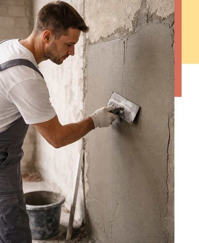 Штукатурка стен под плитку в Ишимбае от 4259 руб./м2 — выравнивание под плитку | ОТДЕЛОЧНИК-Шмб