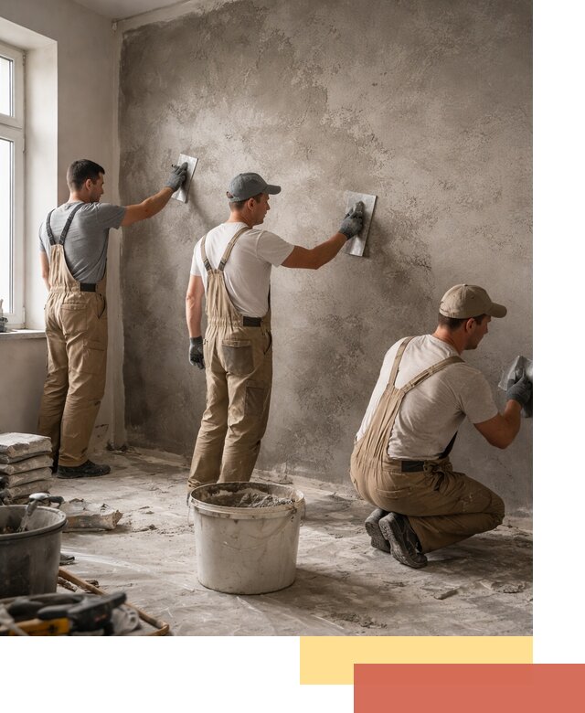 Декоративная штукатурка под бетон в Ишимбае для стен и потолков