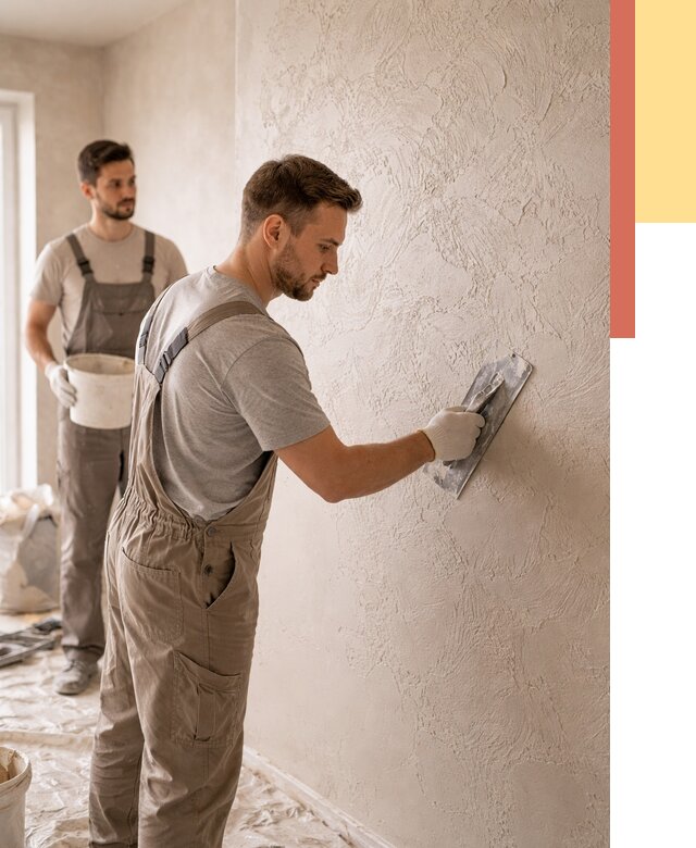 Фактурная штукатурка стен в Ишимбае от 4259 руб./м² — заказать под ключ | ОТДЕЛОЧНИК-Шмб