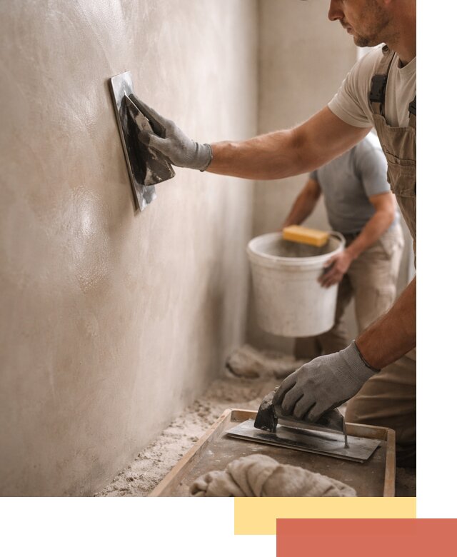 Нанесение марокканской штукатурки таделакт в Ишимбае