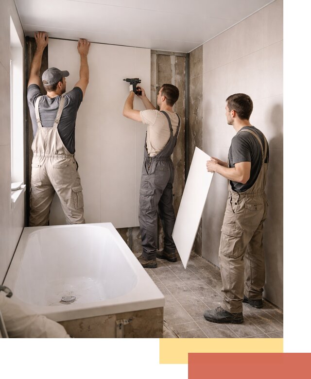 Отделка ванной панели ПВХ профессионально в Ишимбае