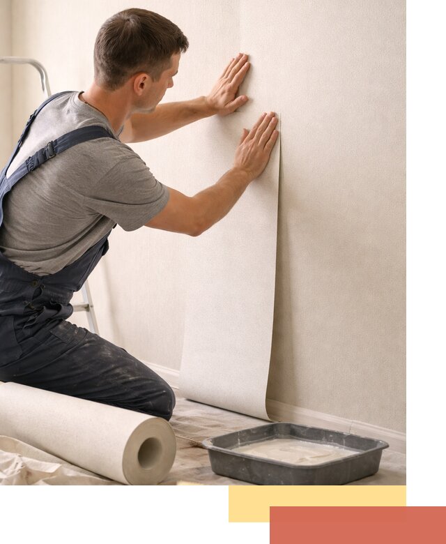 Поклейка флизелиновых обоев в Ишимбае качественно и быстро