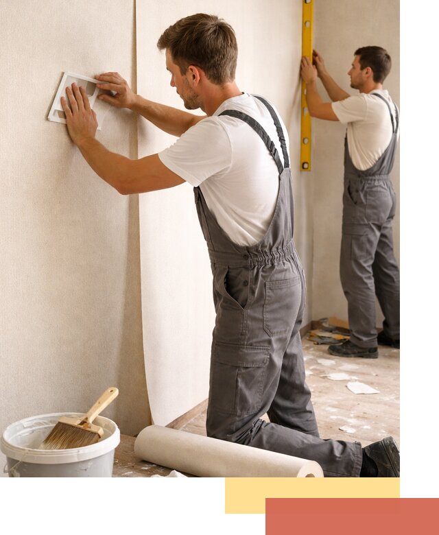 Поклейка бумажных обоев в Ишимбае качественно и недорого