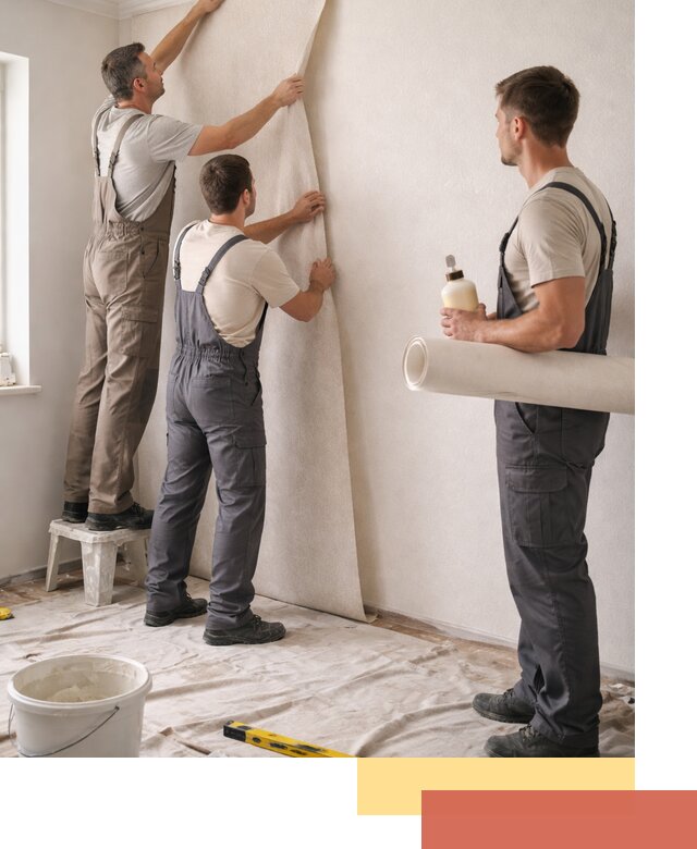 Оклейка стен обоями в Ишимбае — качественно и профессионально