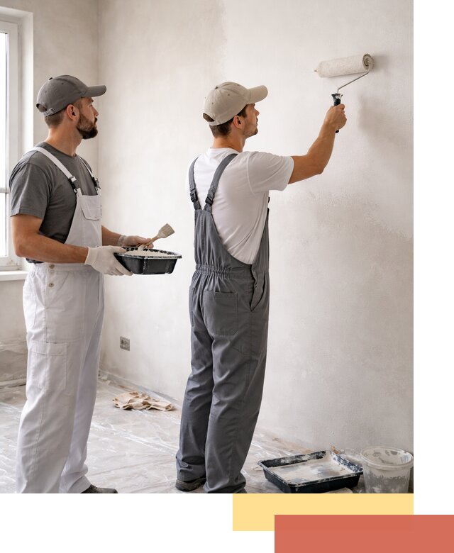 Покраска стен водоэмульсионной краской в Ишимбае