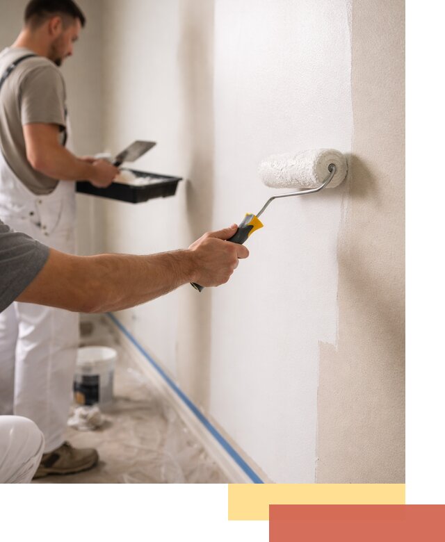 Покраска стен акриловой краской профессионально в Ишимбае