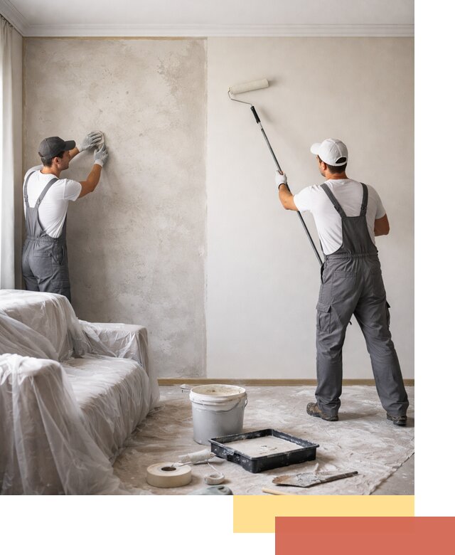 Покраска стен антивандальной краской в Ишимбае