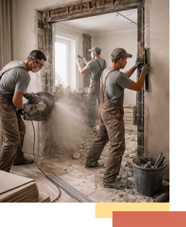 Расширение дверного проема под установку новой двери в Ишимбае