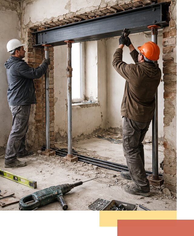 Усиление проема в стене в Ишимбае для расширения и безопасности