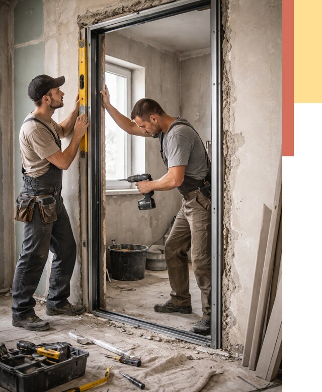 Закладка дверного проема в Ишимбае от 3549 руб. — быстро и недорого | ОТДЕЛОЧНИК-Шмб