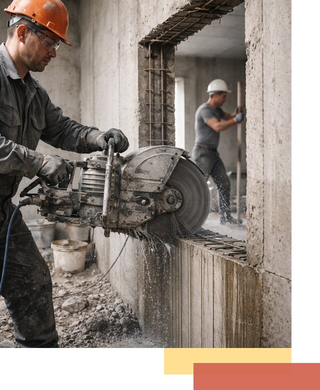 Алмазная резка проемов в Ишимбае быстро и точно