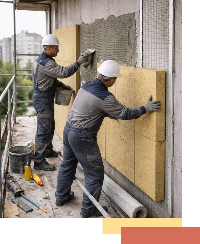 Утепление стен зданий и домов в Ишимбае качественно и надежно