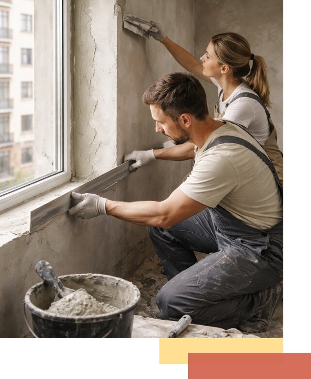 Штукатурка откосов дверей и окон профессионально в Ишимбае