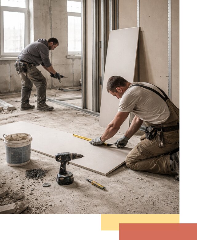 Кладка перегородок из ПГП под ключ в Ишимбае