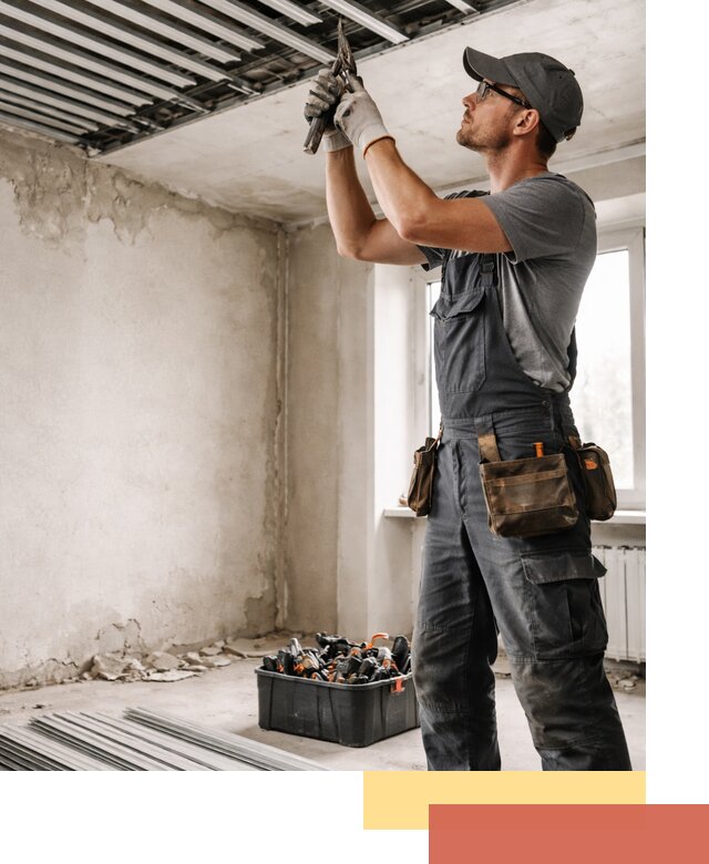 Демонтаж реечного потолка в Ишимбае быстро и аккуратно