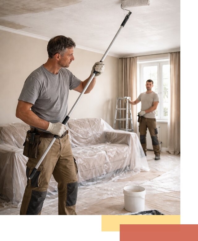 Грунтовка потолка в Ишимбае — подготовка под покраску и отделку