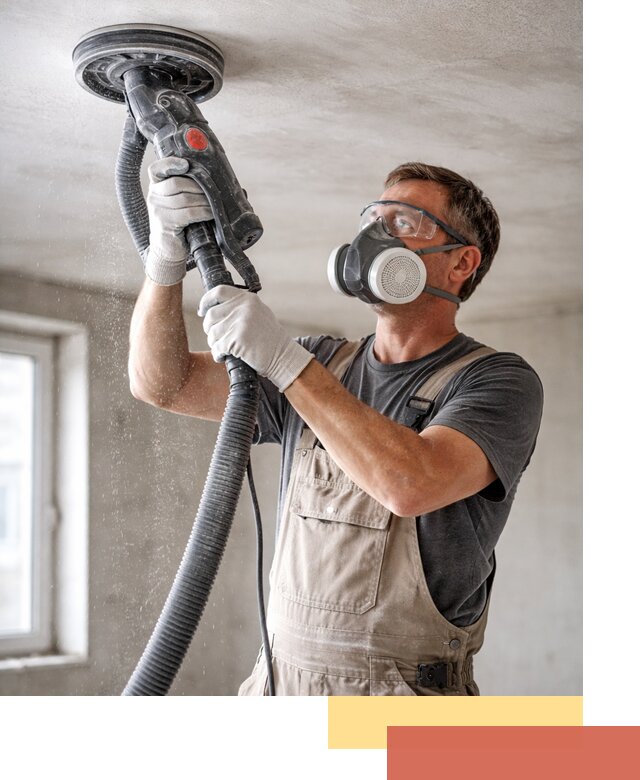 Шлифовка потолка в Ишимбае — качественная подготовка под отделку