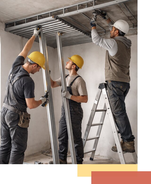 Монтаж реечного потолка под ключ в Ишимбае