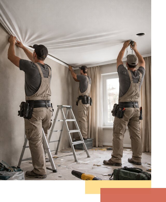 Монтаж матового натяжного потолка в Ишимбае качественно и быстро