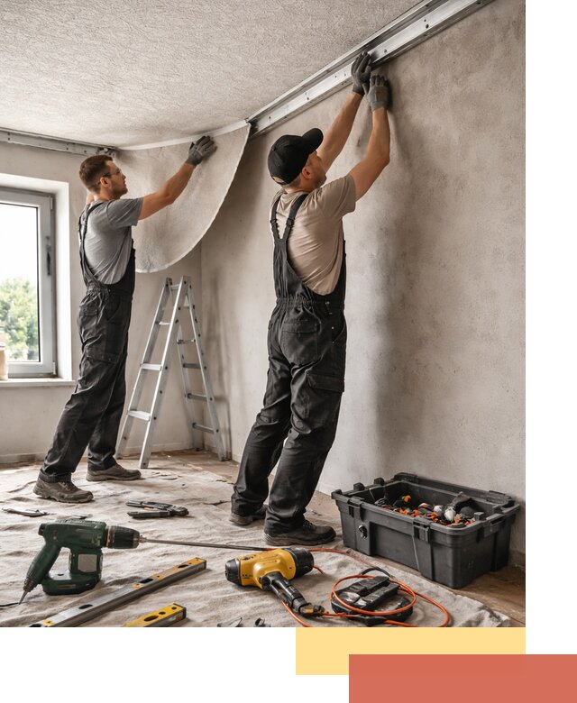 Монтаж фактурного натяжного потолка в Ишимбае качественно и быстро