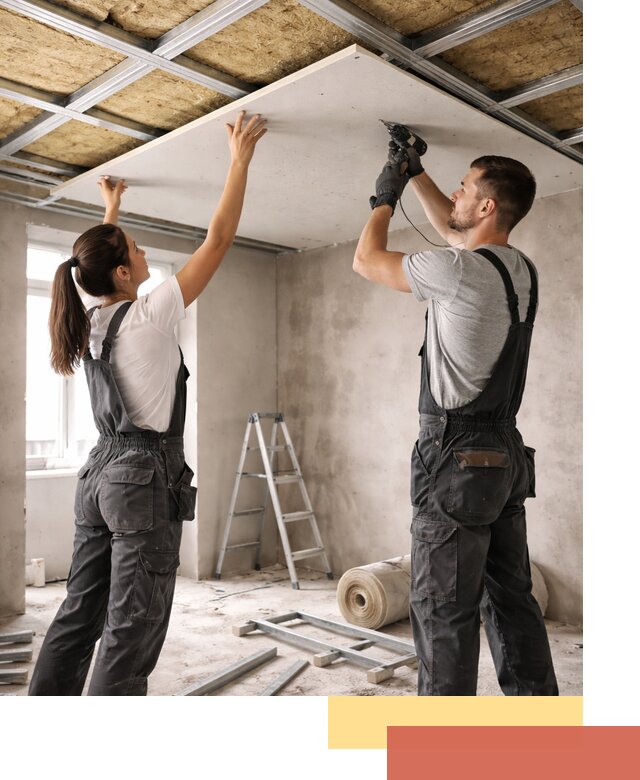 Звукоизоляция потолка из ГКЛ в Ишимбае профессионально и надежно