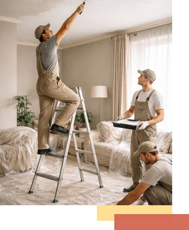 Покраска потолков акриловой краской в Ишимбае качественно и быстро