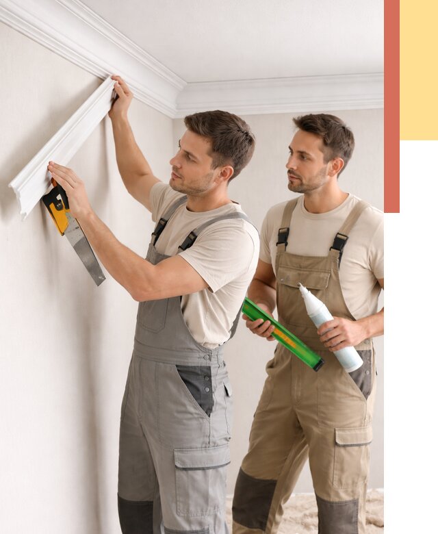 Монтаж потолочного плинтуса в Ишимбае от 2332 руб. — быстро и недорого | ОТДЕЛОЧНИК-Шмб