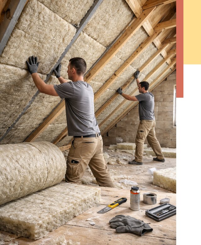 Утепление потолка минватой в Ишимбае от 1470 руб. — быстро и недорого | ОТДЕЛОЧНИК-Шмб