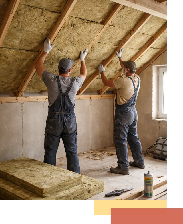 Утепление потолка минеральной ватой в Ишимбае