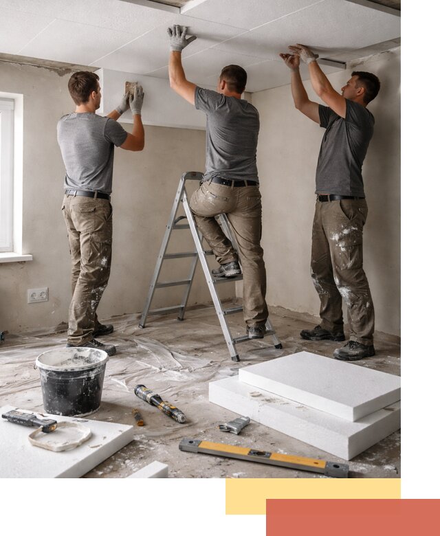 Утепление потолка пенопластом в Ишимбае быстро и качественно