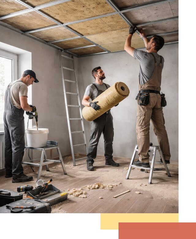 Шумоизоляция потолка в Ишимбае: профессиональный монтаж и отделка